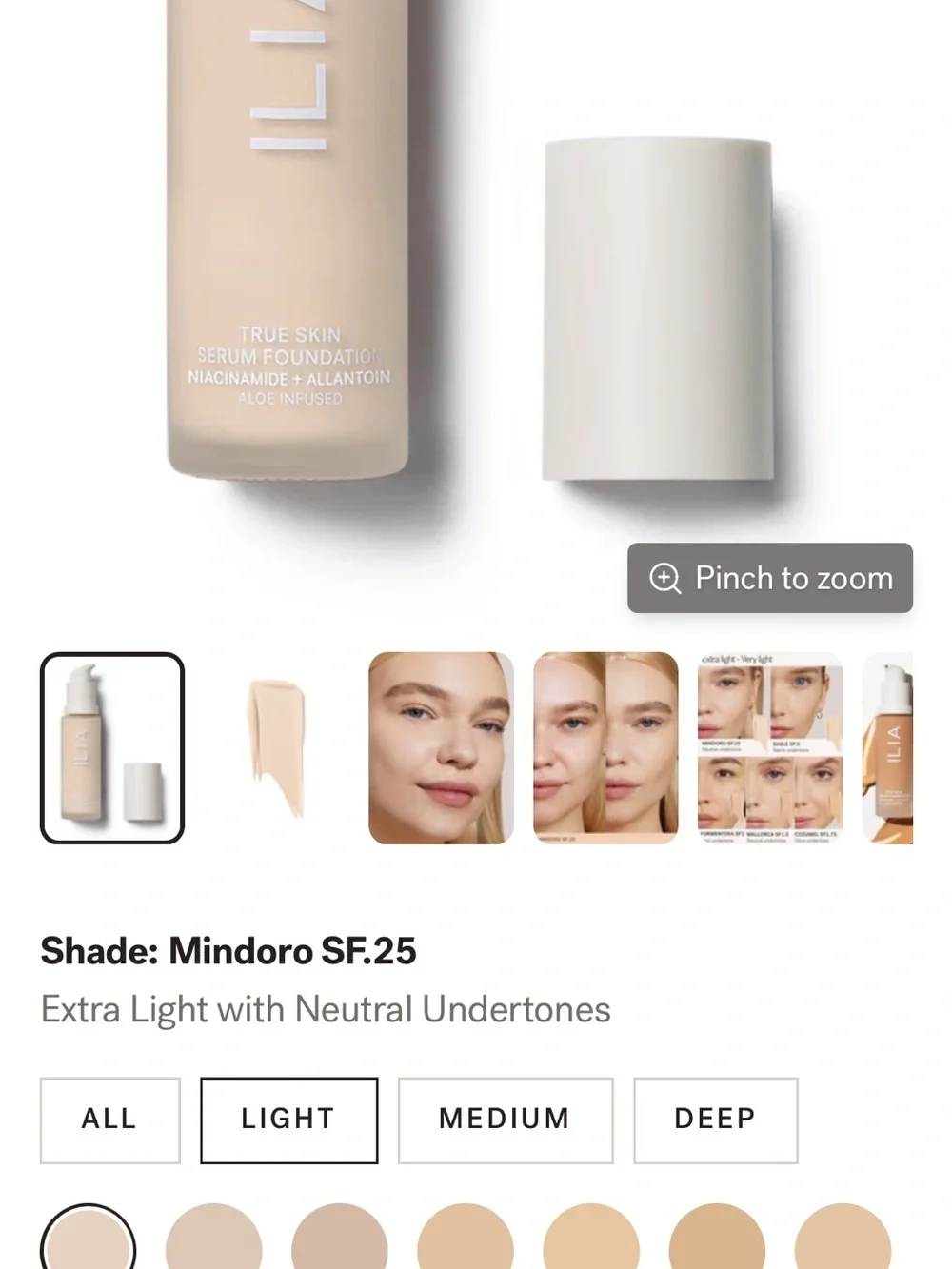 ILIA light beige